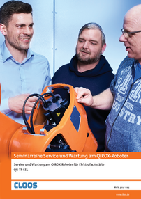 Service und Wartung am QIROX-Roboter für Elektrofachkräfte